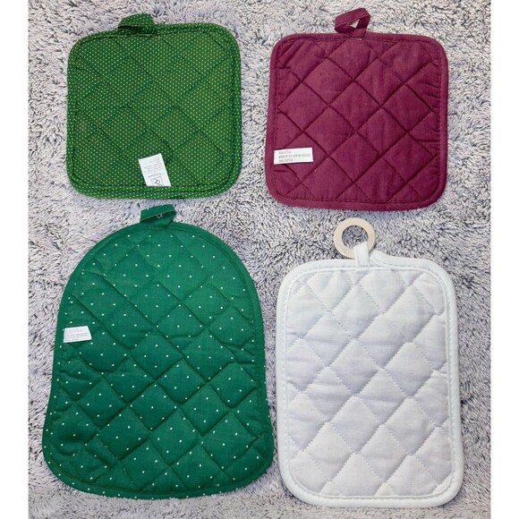 VTG 90s Holiday Christmas Pot Holder Lot CSC Kitchen Santa Decor Cottagecore - Picture 6 of 16